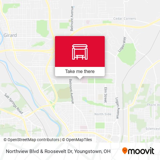 Northview Blvd & Roosevelt Dr map