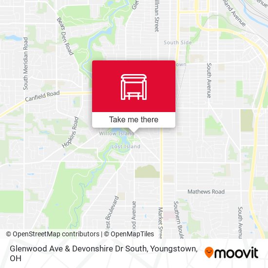 Glenwood Ave & Devonshire Dr South map