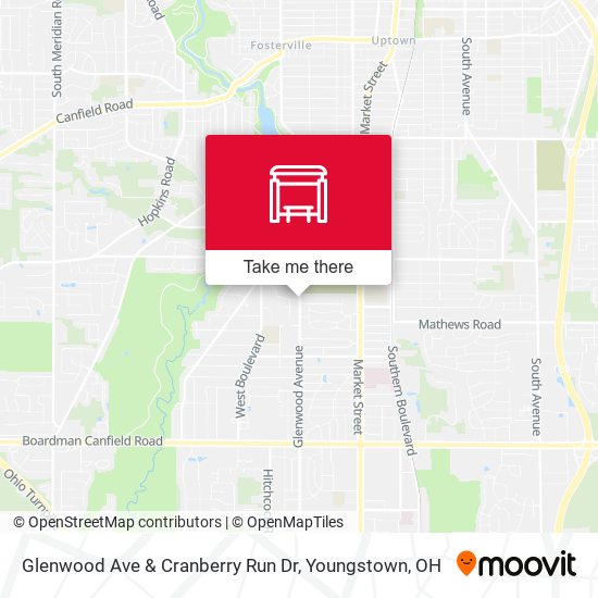 Mapa de Glenwood Ave & Cranberry Run Dr