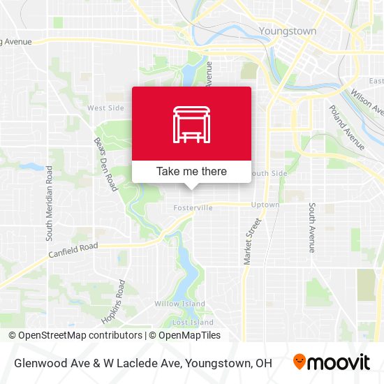 Glenwood Ave & W Laclede Ave map