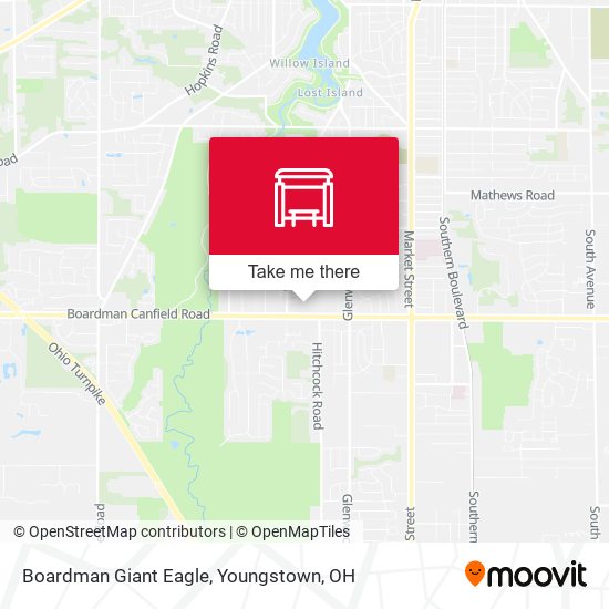Boardman Giant Eagle map