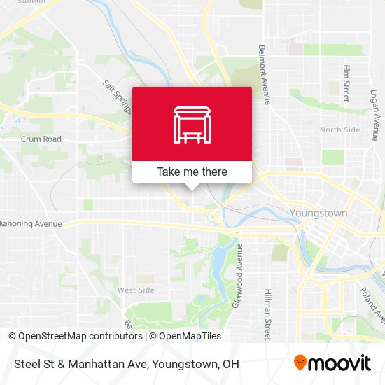 Steel St & Manhattan Ave map