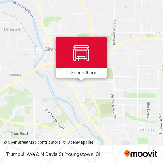 Mapa de Trumbull Ave & N Davis St