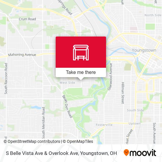 Mapa de S Belle Vista Ave & Overlook Ave