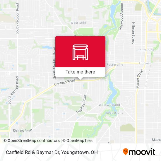 Canfield Rd & Baymar Dr map