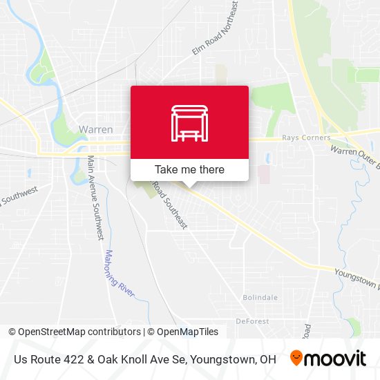 Us Route 422 & Oak Knoll Ave Se map
