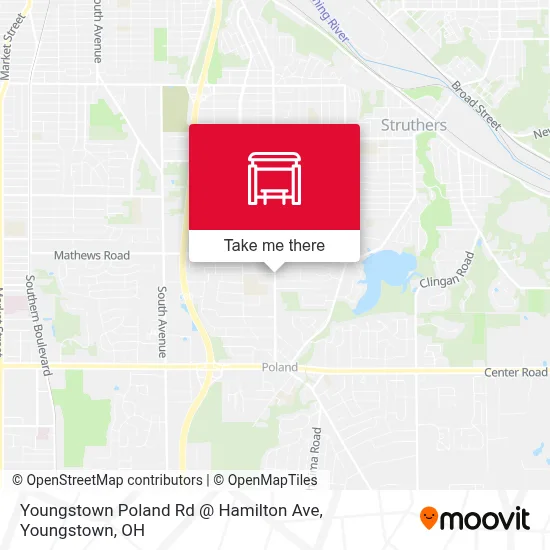Youngstown Poland Rd @ Hamilton Ave map