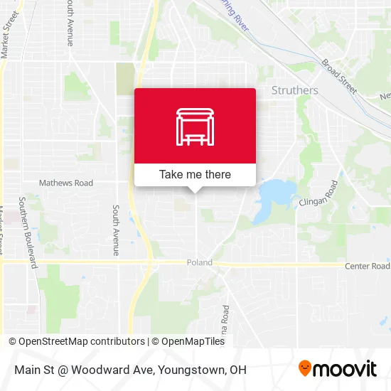 Main St  @ Woodward Ave map