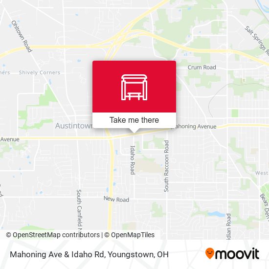 Mahoning Ave & Idaho Rd map