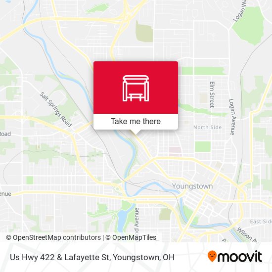 Us Hwy 422 & Lafayette St map