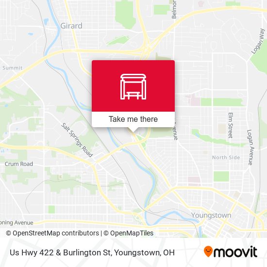 Us Hwy 422 & Burlington St map