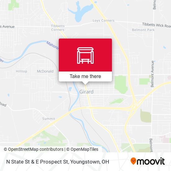 N State St & E Prospect St map