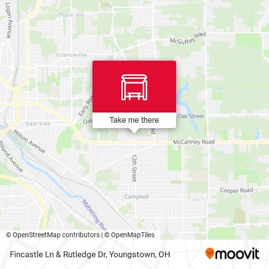Fincastle Ln & Rutledge Dr map