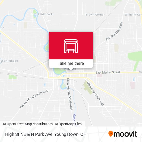 Mapa de High St NE & N Park Ave