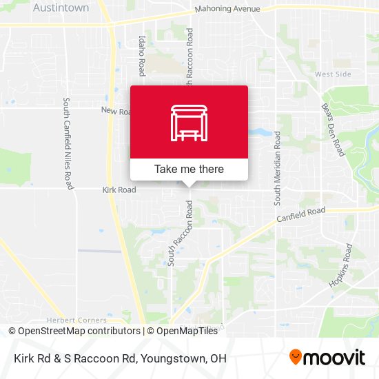 Mapa de Kirk Rd & S Raccoon Rd