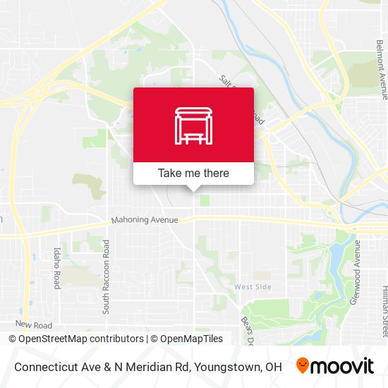 Connecticut Ave & N Meridian Rd map