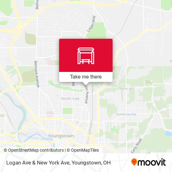 Logan Ave & New York Ave map