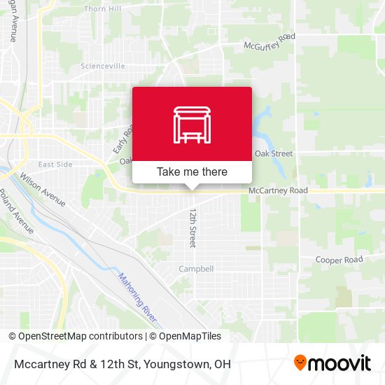 Mccartney Rd & 12th St map