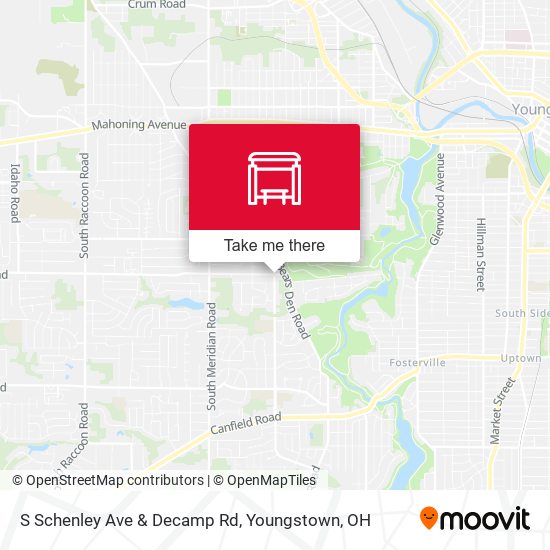 S Schenley Ave & Decamp Rd map