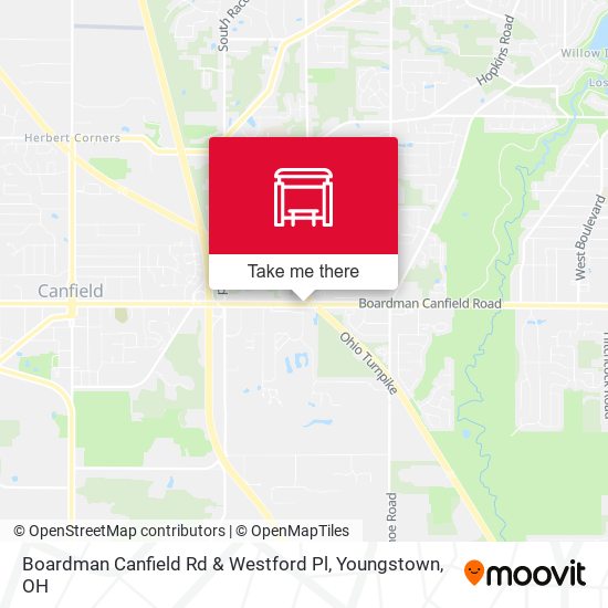Mapa de Boardman Canfield Rd & Westford Pl