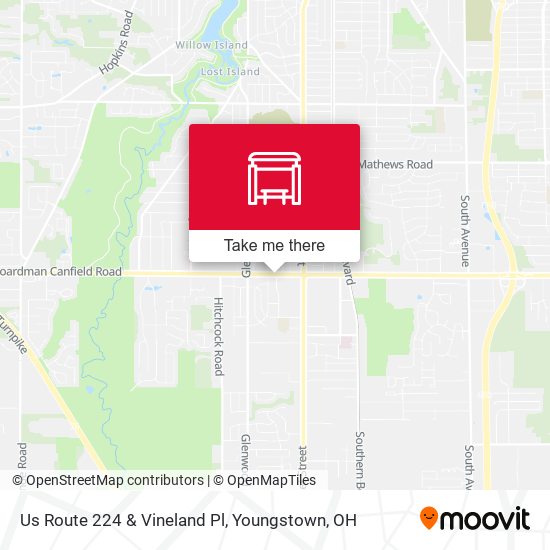 Us Route 224 & Vineland Pl map