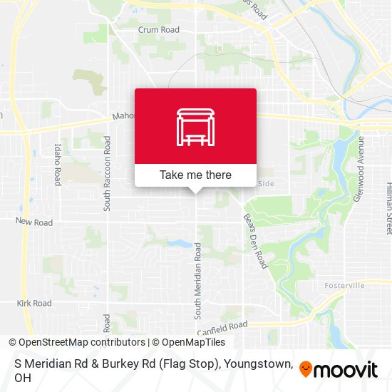 S Meridian Rd & Burkey Rd (Flag Stop) map