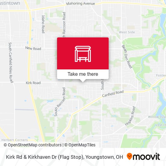 Mapa de Kirk Rd & Kirkhaven Dr (Flag Stop)