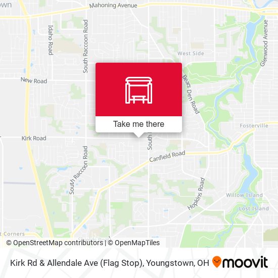 Kirk Rd & Allendale Ave (Flag Stop) map