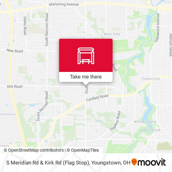 Mapa de S Meridian Rd & Kirk Rd (Flag Stop)