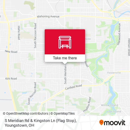 S Meridian Rd & Kingston Ln (Flag Stop) map