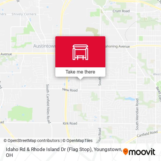 Idaho Rd & Rhode Island Dr (Flag Stop) map