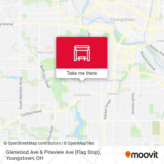Mapa de Glenwood Ave & Pineview Ave (Flag Stop)