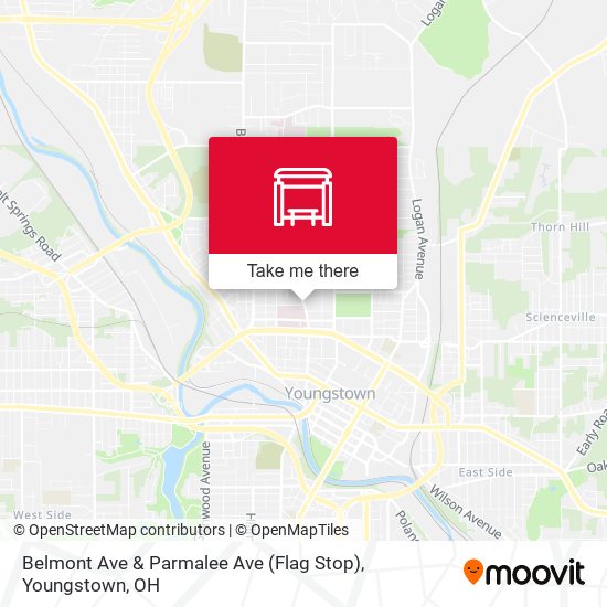 Belmont Ave & Parmalee Ave (Flag Stop) map