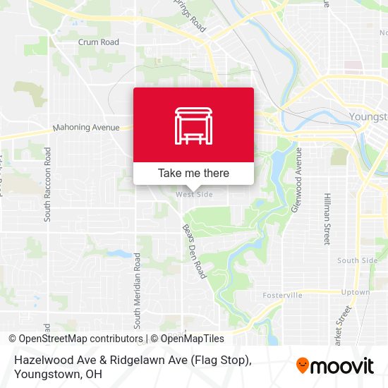 Mapa de Hazelwood Ave & Ridgelawn Ave (Flag Stop)