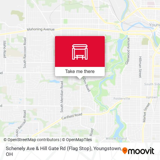 Schenely Ave & Hill Gate Rd (Flag Stop) map