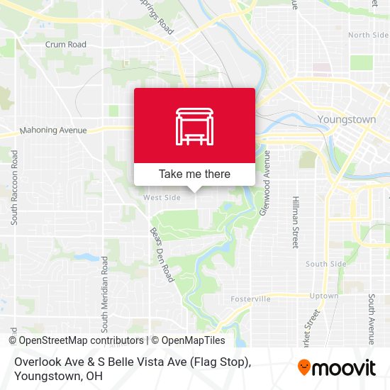 Mapa de Overlook Ave & S Belle Vista Ave
