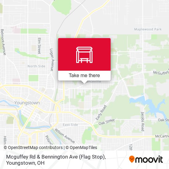Mcguffey Rd & Bennington Ave (Flag Stop) map