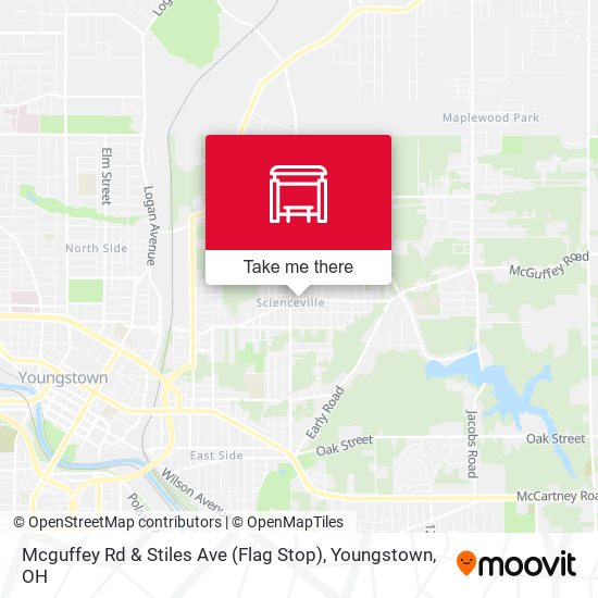 Mcguffey Rd & Stiles Ave (Flag Stop) map