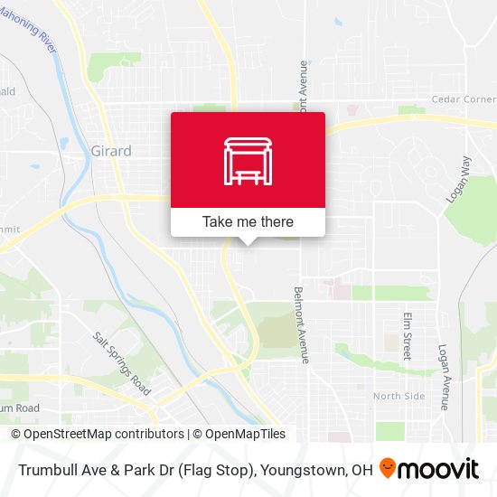 Trumbull Ave & Park Dr (Flag Stop) map