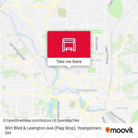 Wirt Blvd & Lexington Ave (Flag Stop) map