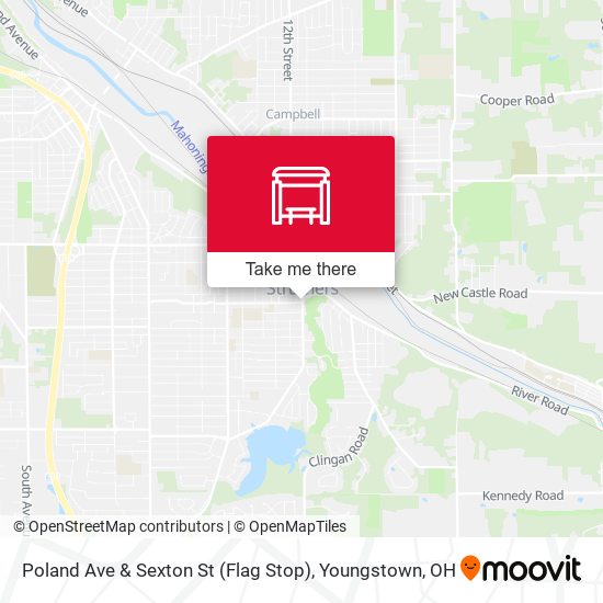 Mapa de Poland Ave & Sexton St (Flag Stop)