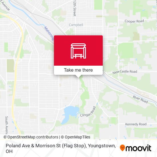 Mapa de Poland Ave & Morrison St (Flag Stop)