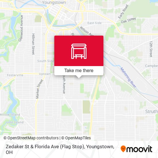 Zedaker St & Florida Ave (Flag Stop) map