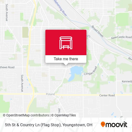 5th St & Country Ln (Flag Stop) map