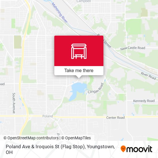 Poland Ave & Iroquois St (Flag Stop) map