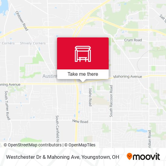 Westchester Dr & Mahoning Ave map