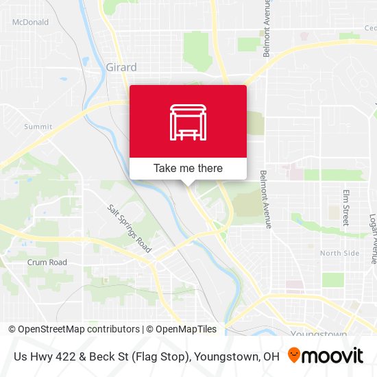 Mapa de Us Hwy 422 & Beck St (Flag Stop)