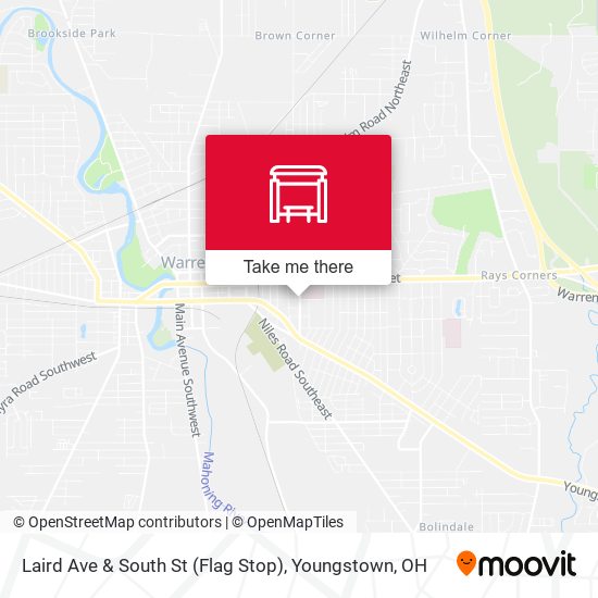 Laird Ave & South St (Flag Stop) map