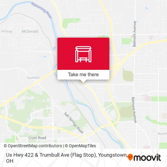 Us Hwy 422 & Trumbull Ave (Flag Stop) map