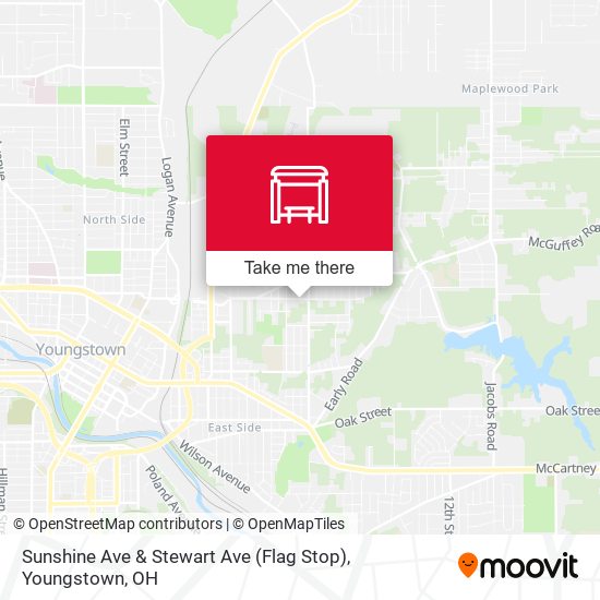 Mapa de Sunshine Ave & Stewart Ave (Flag Stop)